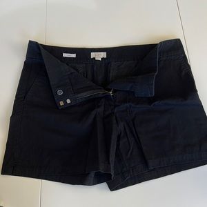 Loft Size 14 Black 6” Chino Shorts